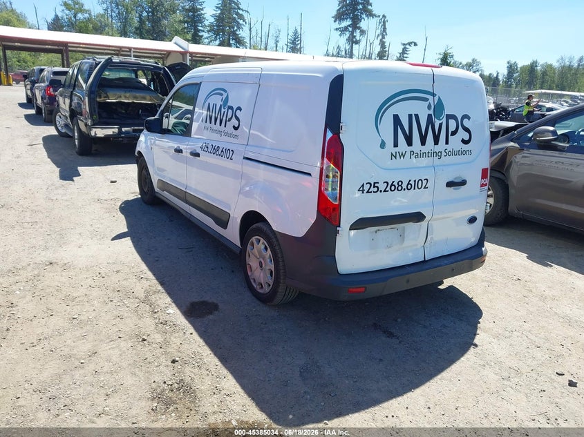 Vin: nm0ls7e75g1291635, lot: 45883029, ford transit connect xl 20163