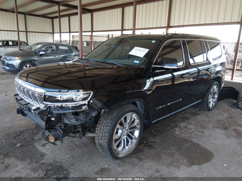 Vin: 1c4sjvfj8ns117405, lot: 45883036, jeep grand wagoneer series ii 4x4 20222