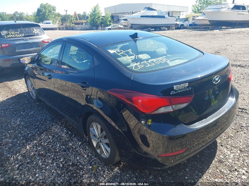 2014 HYUNDAI ELANTRA auction photo 3