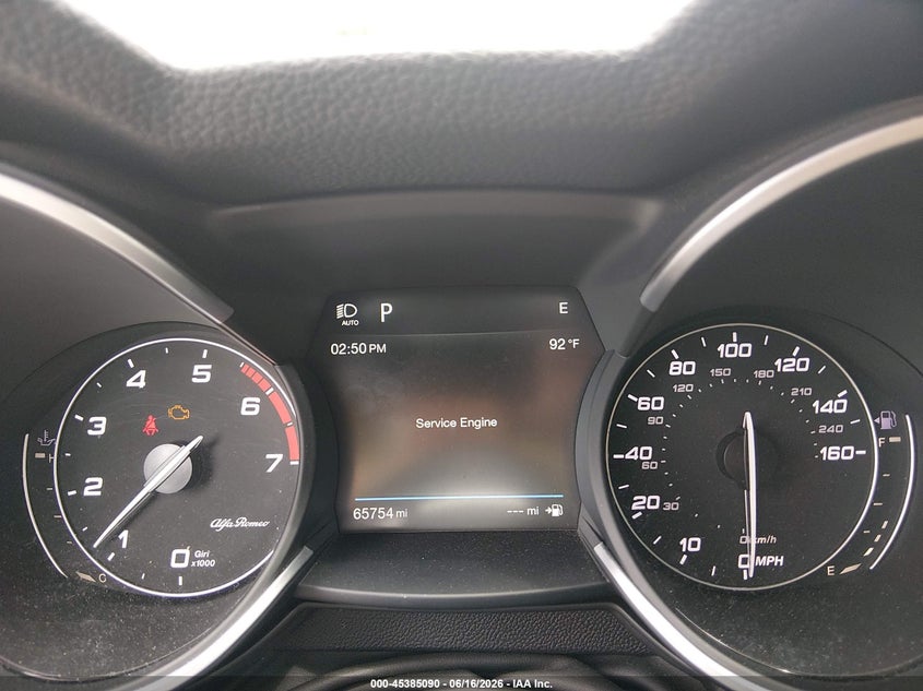 2019 Alfa Romeo Stelvio Ti Sport Awd VIN: ZASPAKBN1K7C39932 Lot: 45385090