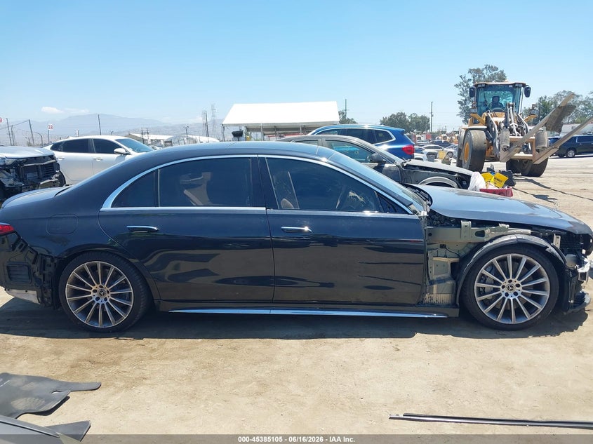 2021 Mercedes-Benz S 580 4Matic VIN: W1K6G7GB4MA050864 Lot: 45385105