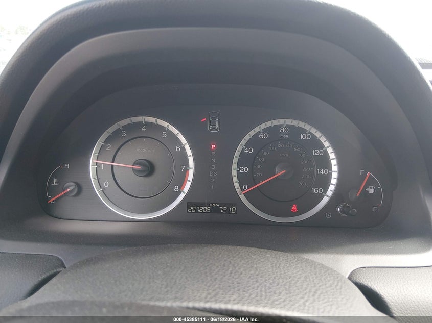 2012 HONDA ACCORD SEDAN 2.4L I-4 DOHC, VVT, 190HP