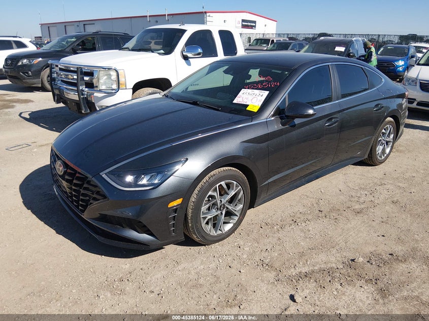 2022 Hyundai Sonata Sel, Hail, IAAI, VIN KMHL64JA0NA222450 — photo 2