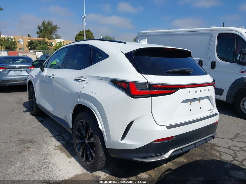 Vin: 2t2kgcez0rc036220, lot: 45883135, lexus nx 350 f sport handling 20243