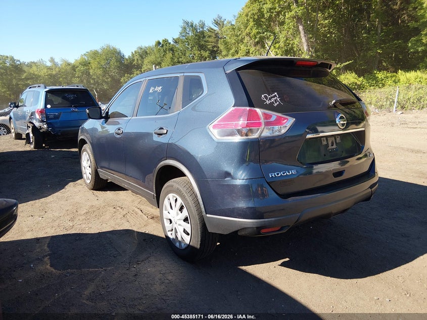 2016 NISSAN ROGUE auction photo 3