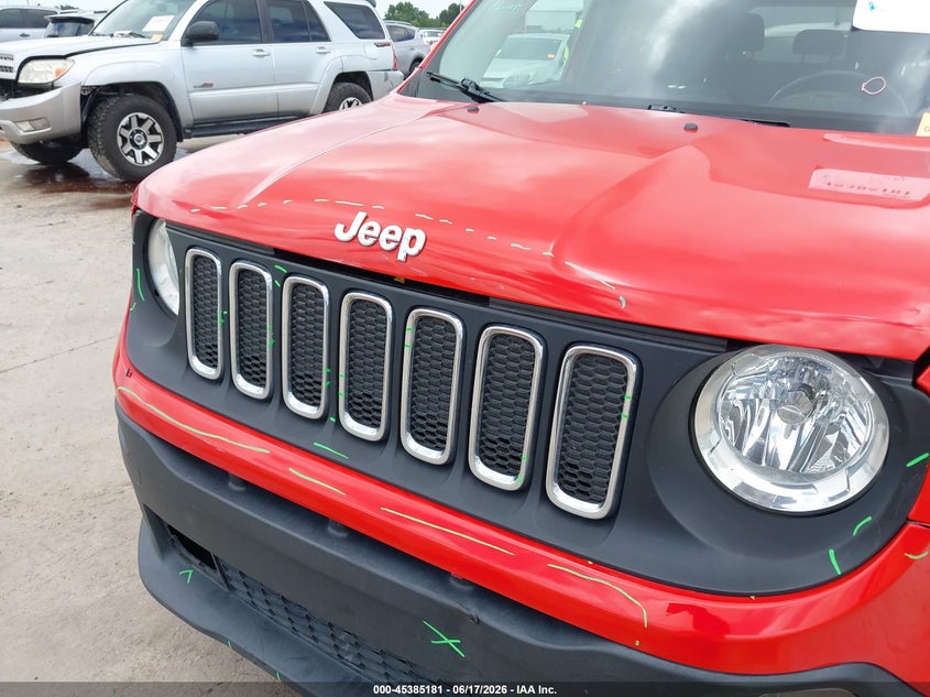 2017 JEEP RENEGADE auction photo 6
