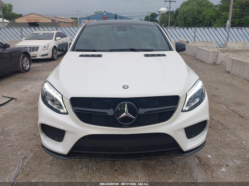 2017 Mercedes-Benz Amg Gle 43 Coupe 4Matic VIN: 4JGED6EB2HA060371 Lot: 45385189