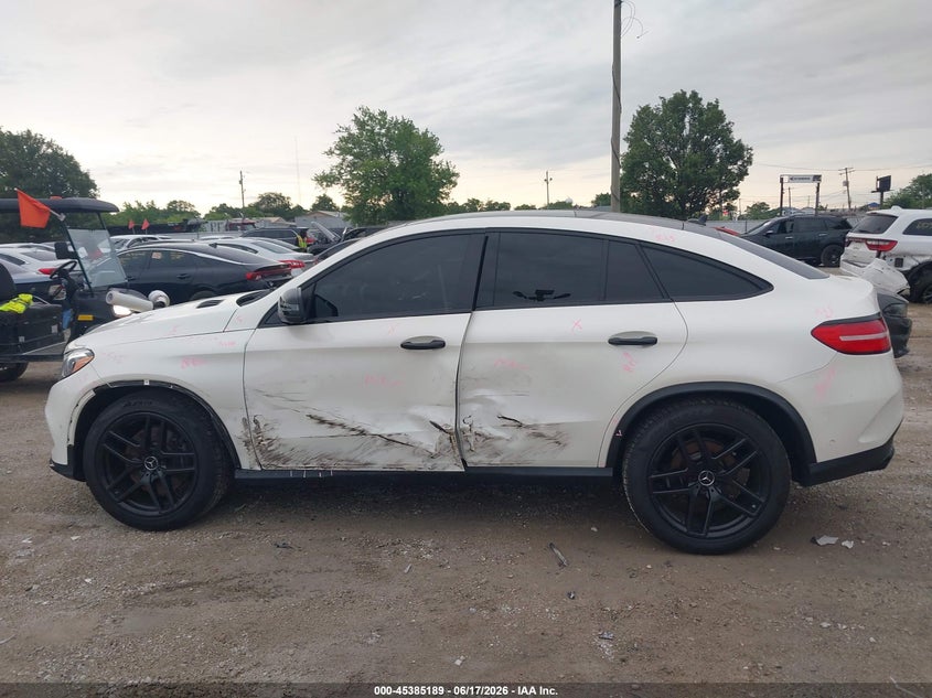 2017 Mercedes-Benz Amg Gle 43 Coupe 4Matic VIN: 4JGED6EB2HA060371 Lot: 45385189