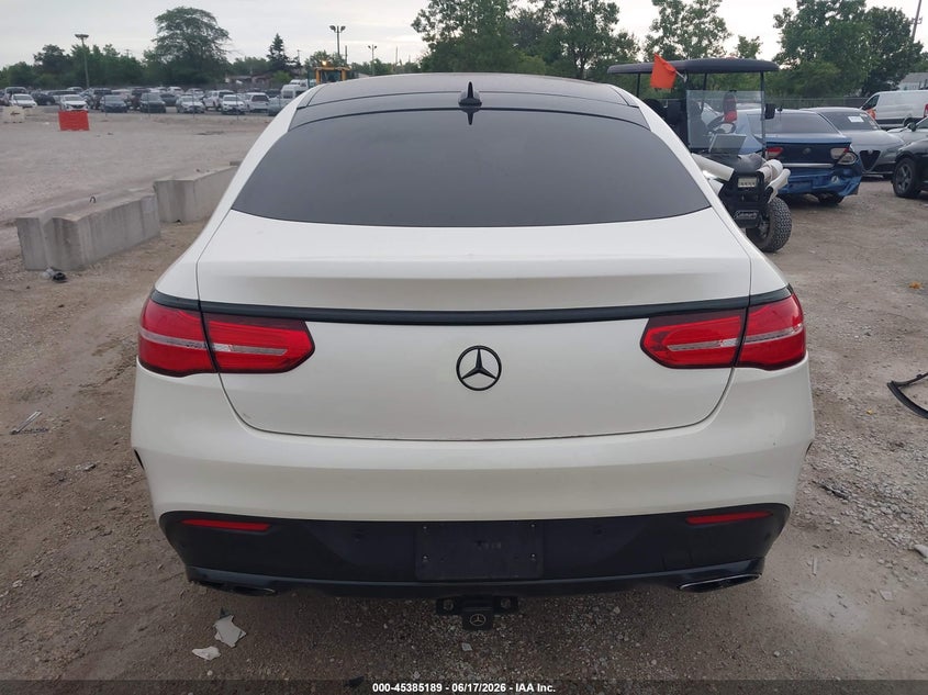 2017 Mercedes-Benz Amg Gle 43 Coupe 4Matic VIN: 4JGED6EB2HA060371 Lot: 45385189