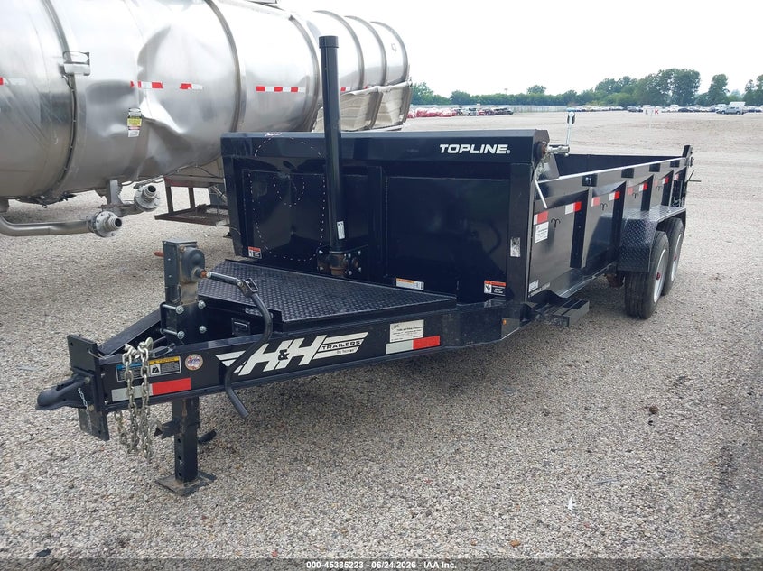 2024 H&H 16' DUMP TRAILER auction photo 2