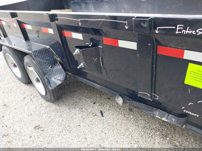 2024 H&H 16' DUMP TRAILER auction photo 6