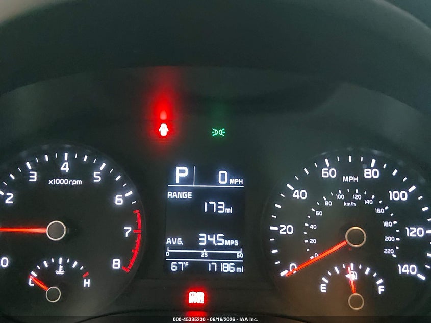 2023 Kia Rio Lx VIN: 3KPA24AD6PE627780 Lot: 45385230