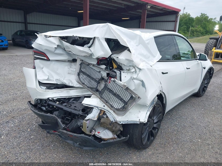 Vin: 5yjygdef5mf178576, lot: 45883259, tesla model y performance dual motor all-wheel drive 20214