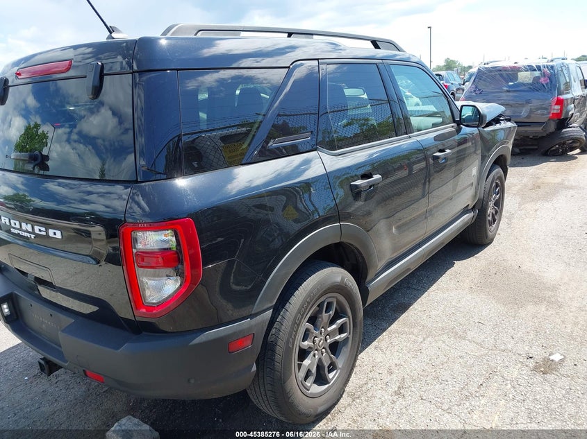 Vin: 3fmcr9b62nrd87680, lot: 45883271, ford bronco sport big bend 20224