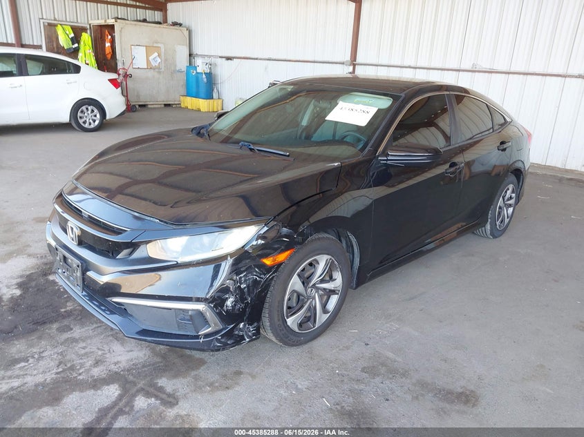 19XFC2F61KE206933 2019 HONDA CIVIC LX photo 1