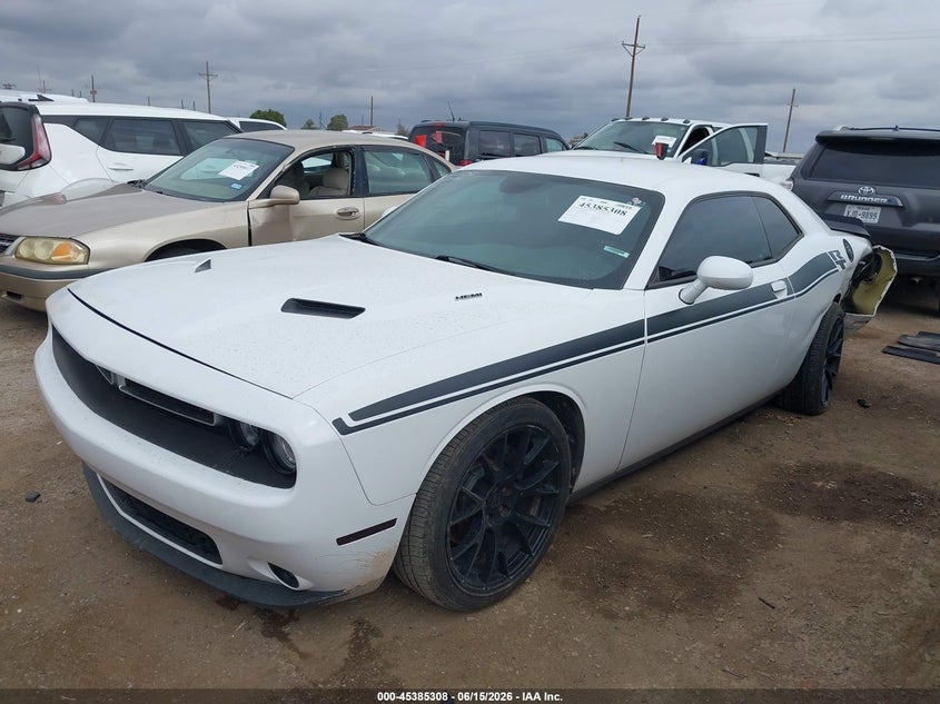 Vin: 2c3cdzbt0gh142968, lot: 45883303, dodge challenger r/t plus 20162