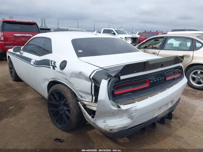 Vin: 2c3cdzbt0gh142968, lot: 45883303, dodge challenger r/t plus 20163