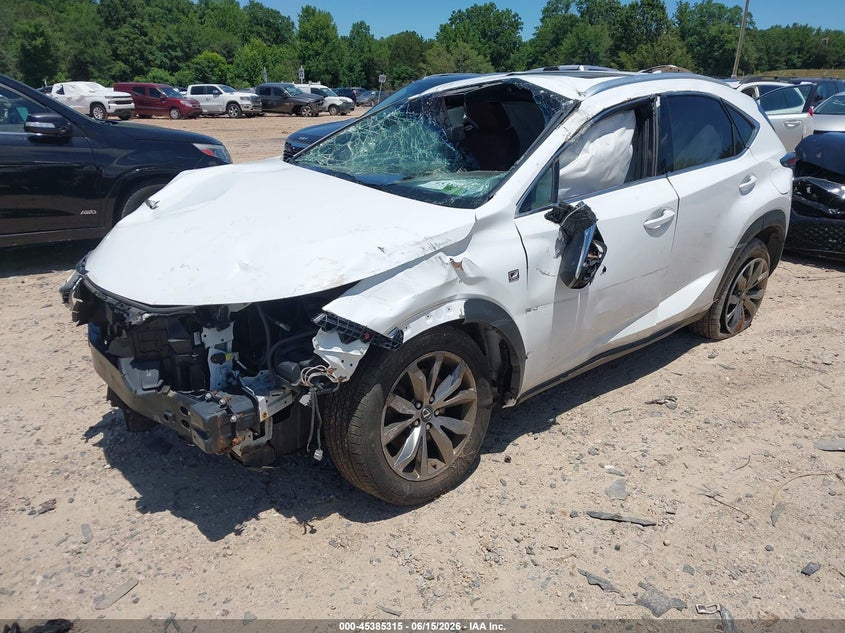 Vin: jtjbarbz2h2146368, lot: 45883310, lexus nx 200t f sport 20172