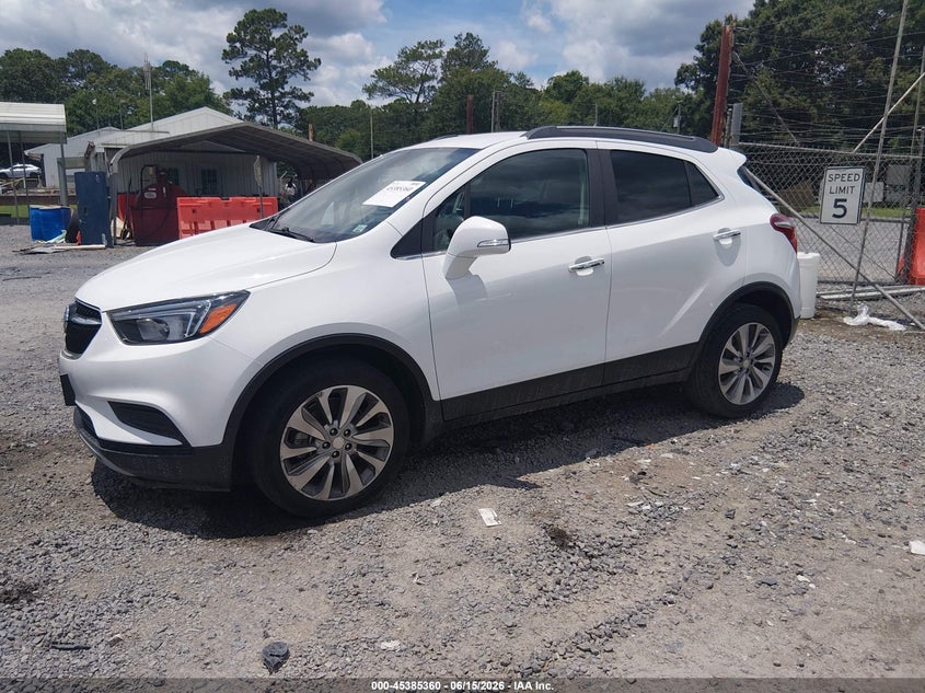 Vin: kl4cjasb1hb241672, lot: 45883355, buick encore preferred 20172