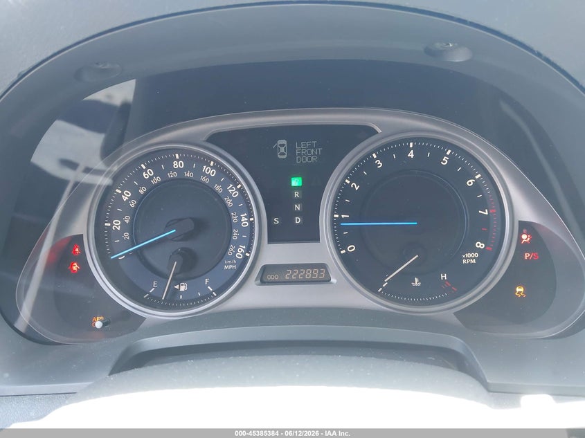 2006 Lexus Is 350 VIN: JTHBE262962006941 Lot: 45385384