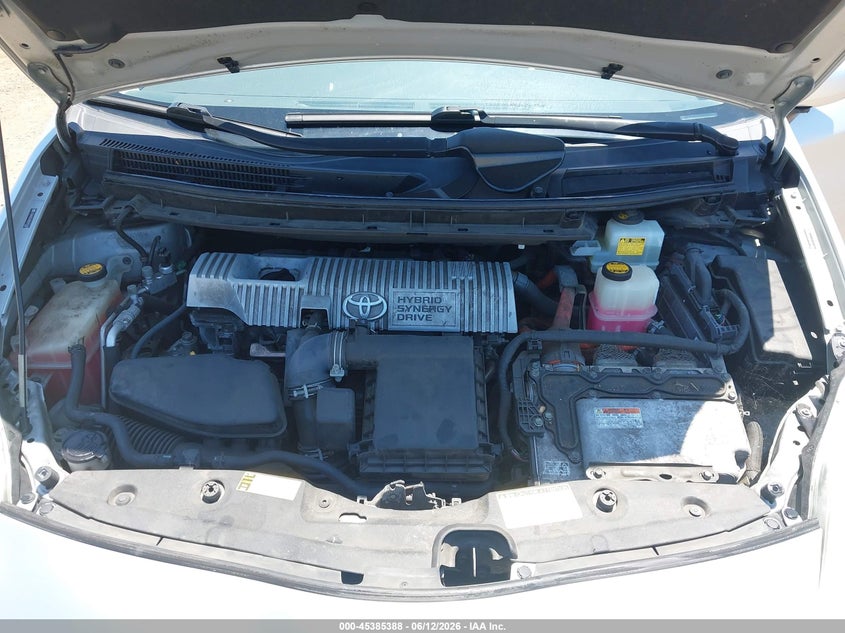 2011 Toyota Prius Three VIN: JTDKN3DU3B0255382 Lot: 45385388