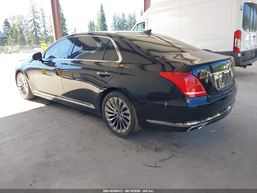 Vin: kmhg34ja5hu021866, lot: 45883407, genesis g90 3.3t premium 20173