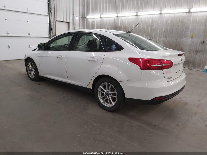 Vin: 1fadp3f25gl324759, lot: 45883449, ford focus se 20163