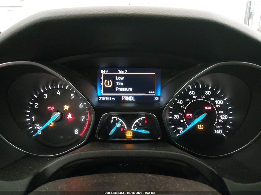2016 FORD FOCUS SEDAN 2.0L I-4 DI, DOHC, VVT, 160HP