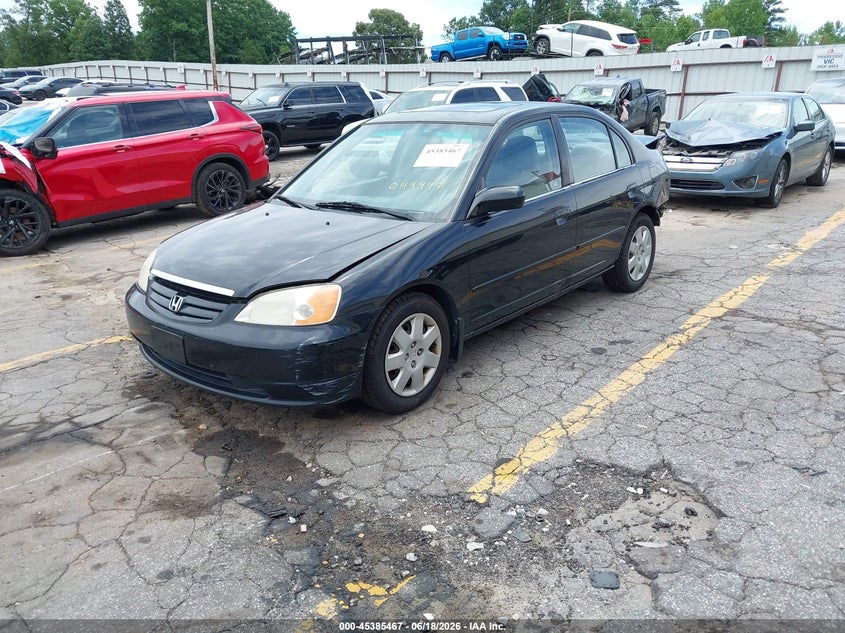 2001 Honda Civic Ex 1HGES25711L049999 photo 1