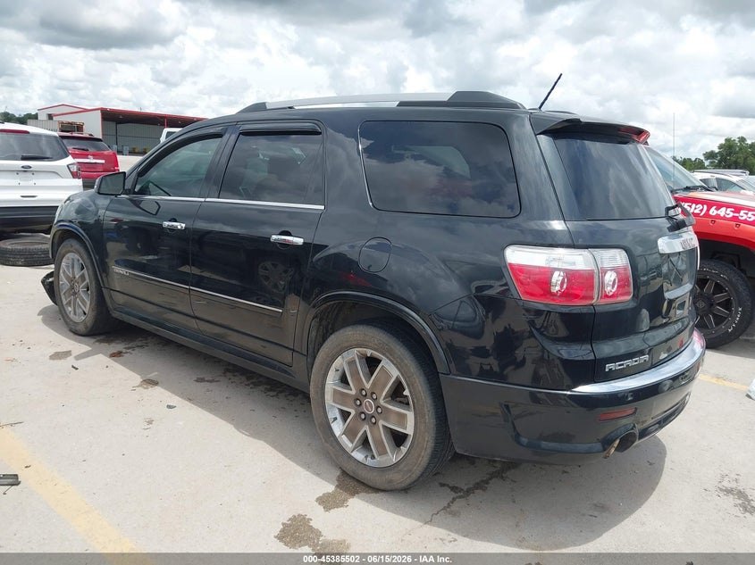 Vin: 1gkkrtedxbj348885, lot: 45883497, gmc acadia denali 20113