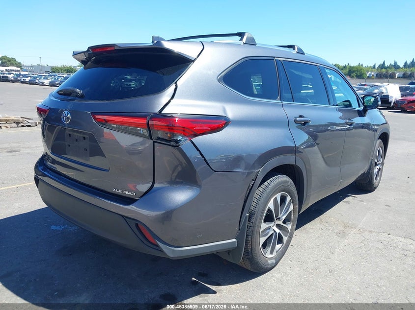2021 TOYOTA HIGHLANDER auction photo 4