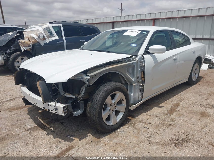 Vin: 2c3cdxbgxch295407, lot: 45883509, dodge charger se 20122