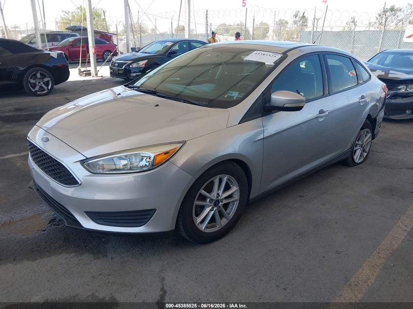 Vin: 1fadp3f22fl325544, lot: 45883520, ford focus se 20152