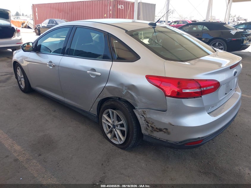 Vin: 1fadp3f22fl325544, lot: 45883520, ford focus se 20153