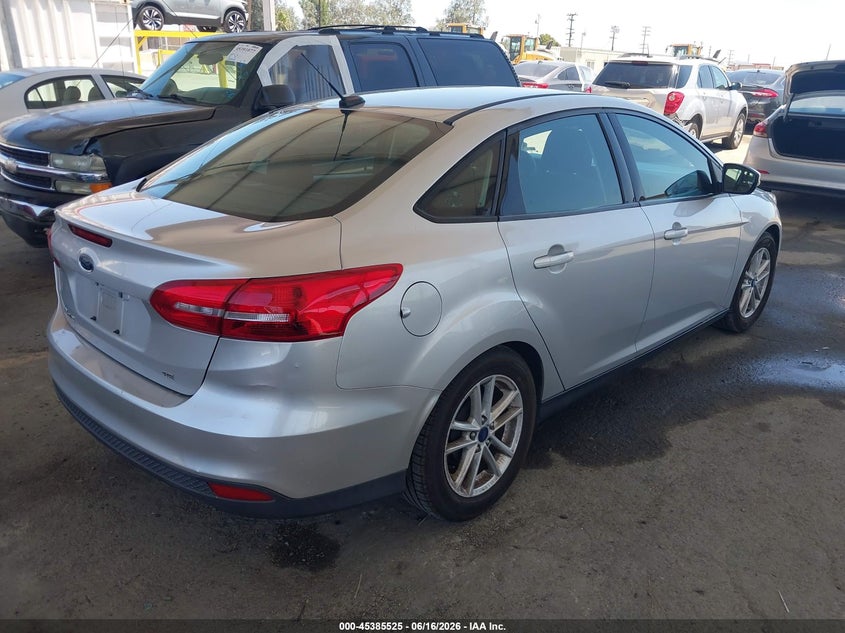 Vin: 1fadp3f22fl325544, lot: 45883520, ford focus se 20154