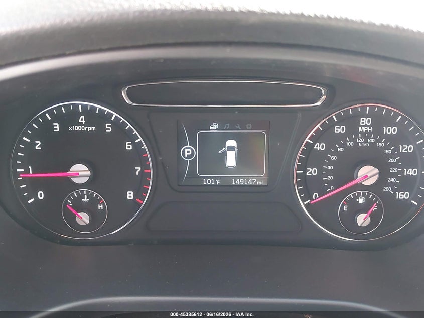 2016 Kia Sorento 2.4L Lx VIN: 5XYPG4A32GG154904 Lot: 45385612