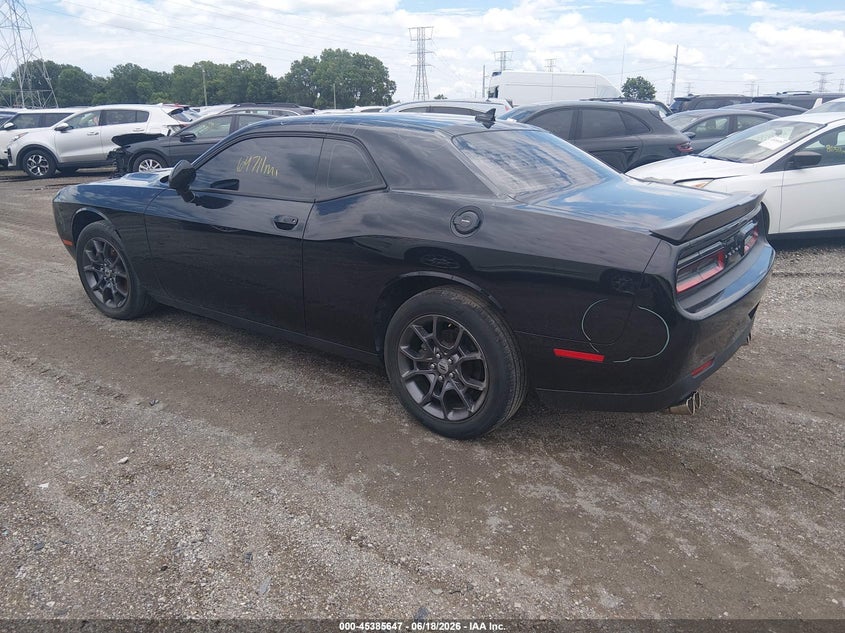 Vin: 2c3cdzgg2jh252763, lot: 45883642, dodge challenger gt awd 20183