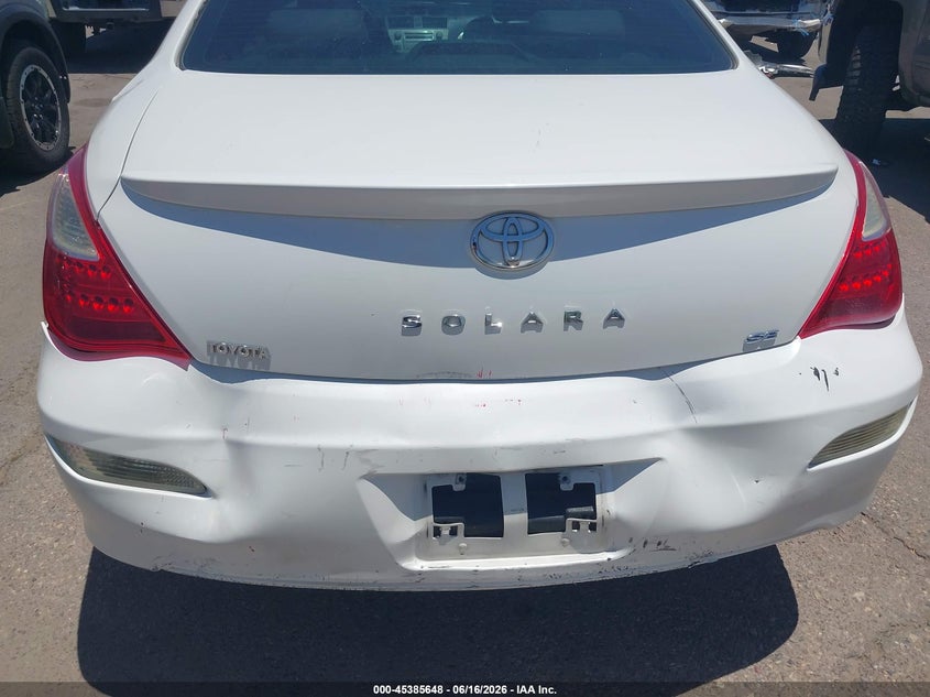 2007 Toyota Camry Solara Se VIN: 4T1CE30P47U755714 Lot: 45385648