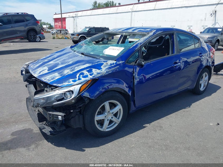 Vin: 3kpfk4a72he047718, lot: 45883747, kia forte lx 20172