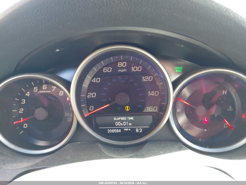2008 ACURA RL auction photo 7