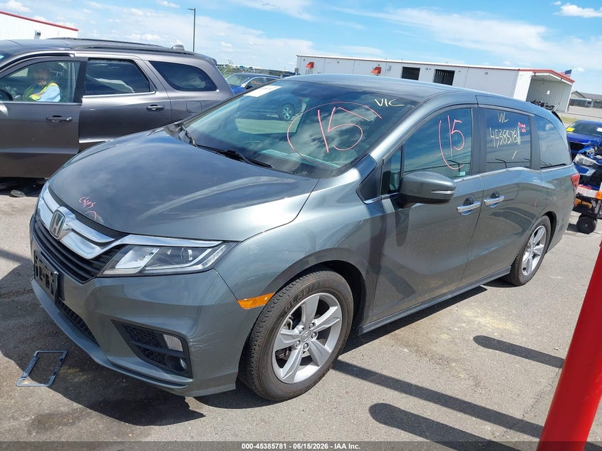 VIN 5FNRL6H53KB036884 2019 HONDA ODYSSEY EX