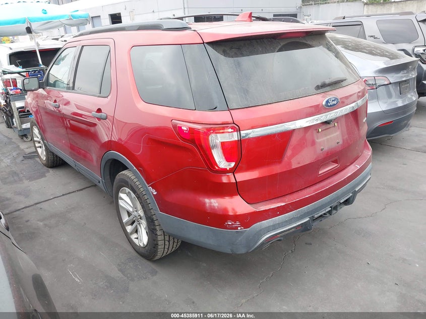 Vin: 1fm5k8b85gga62265, lot: 45883906, ford explorer 20163