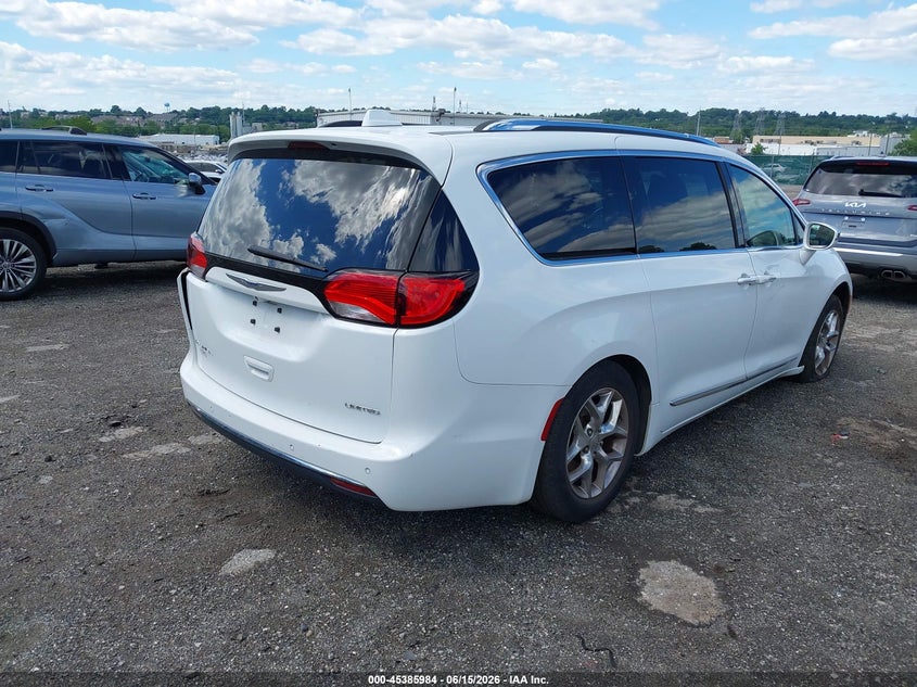 Vin: 2c4rc1ggxkr551889, lot: 45883979, chrysler pacifica limited 20194