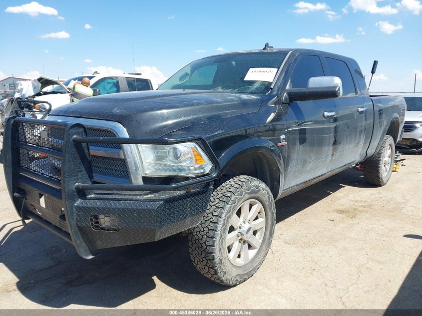 Vin: 3c6ur5pl1eg315095, lot: 45884024, ram 2500 longhorn 20142
