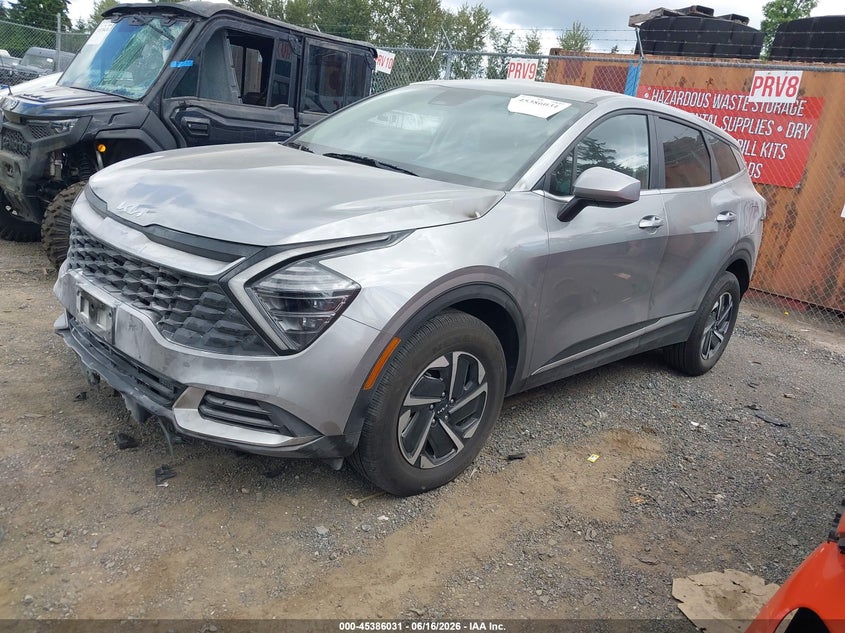 2025 KIA SPORTAGE HYBRID auction photo 2