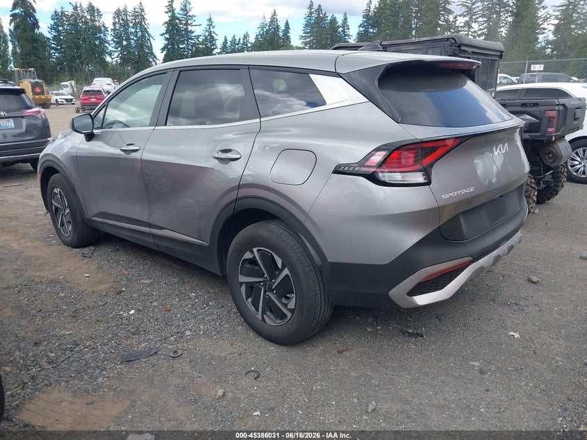 2025 KIA SPORTAGE HYBRID auction photo 3