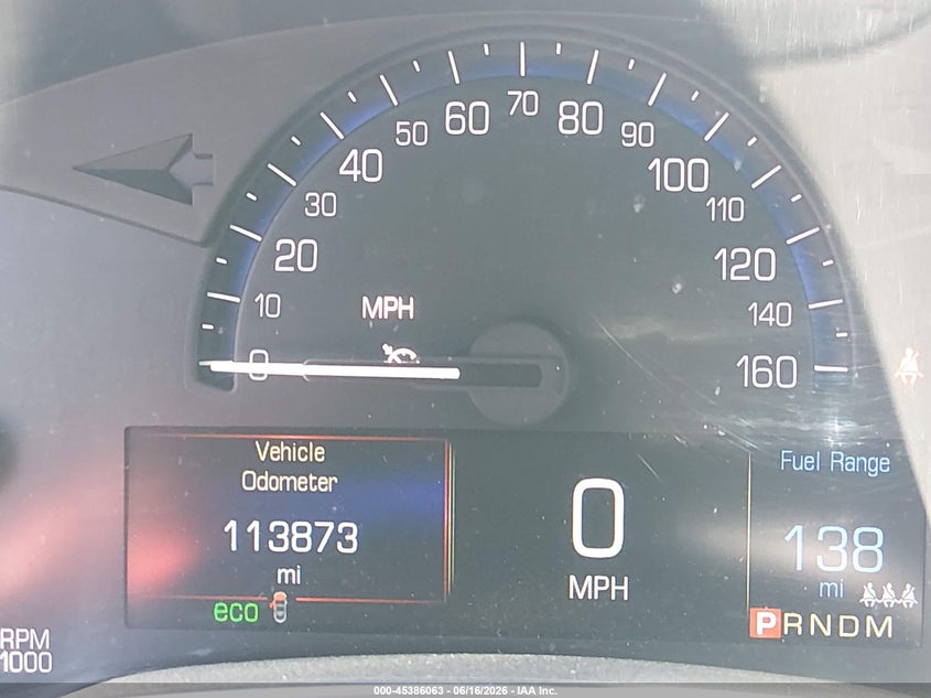 2014 Cadillac Srx Luxury Collection VIN: 3GYFNBE31ES653795 Lot: 45386063