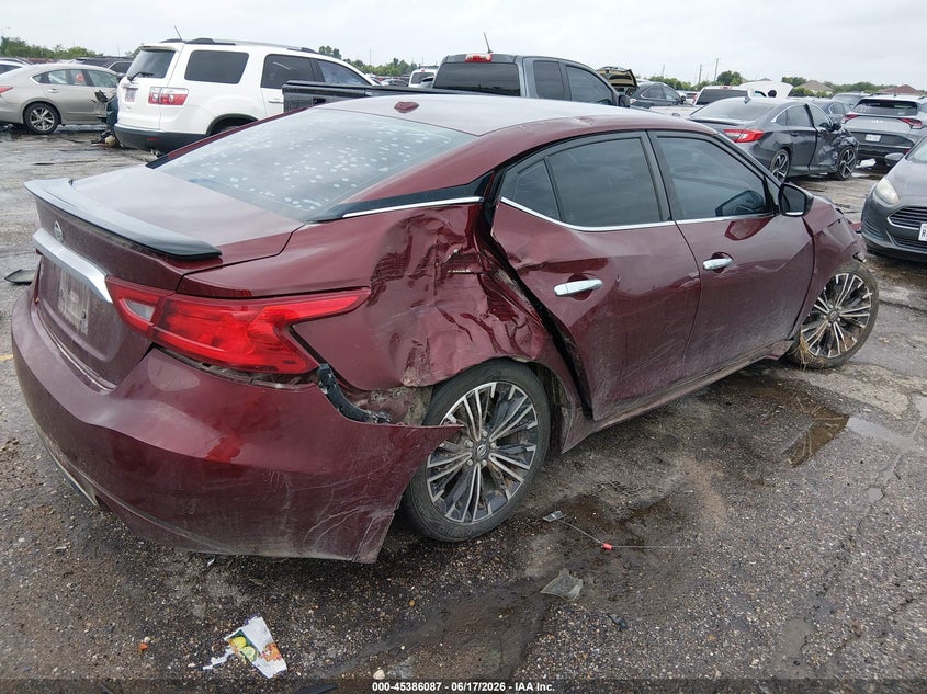 Vin: 1n4aa6ap2jc399760, lot: 45884082, nissan maxima 3.5 s 20184