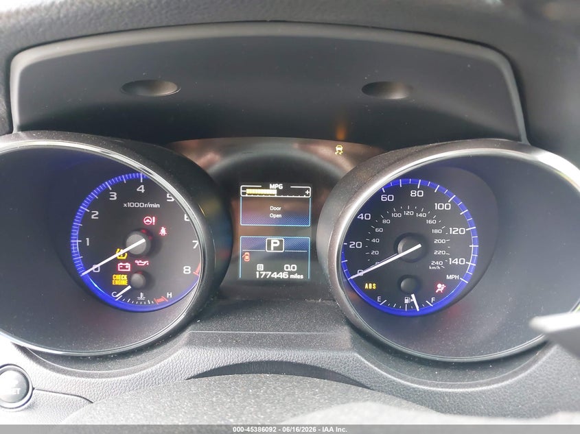 2016 SUBARU OUTBACK auction photo 7