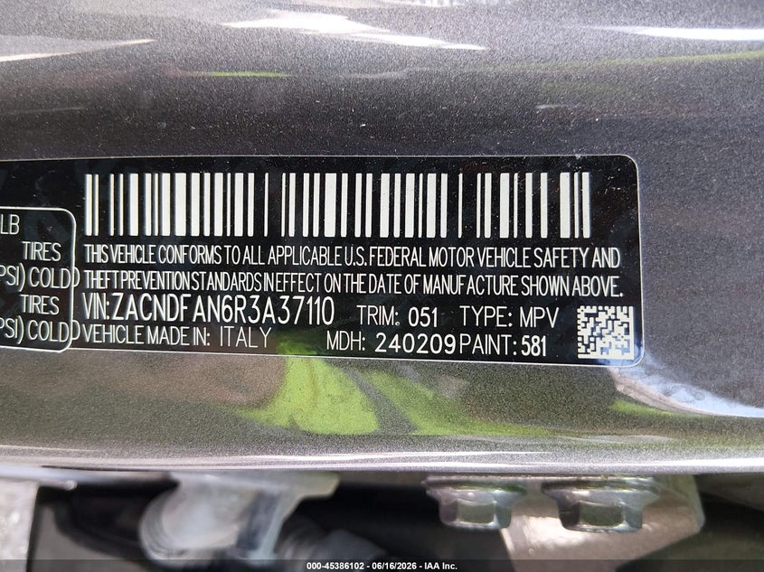 2024 Dodge Hornet Gt Awd VIN: ZACNDFAN6R3A37110 Lot: 45386102